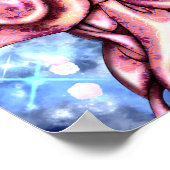 Geisha anime art poster (Hoek)