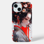 Geisha Anime Woman Case-Mate iPhone Case (Achterkant)