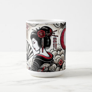 Geisha Art Coffee Mok