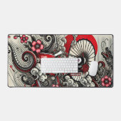 Geisha art desk mat (Keyboard & Muis)