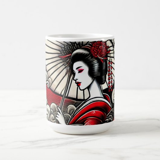 Geisha Art Keramische Mok (Center)