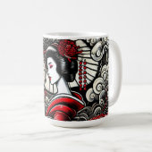 Geisha Art Keramische Mok (Voorkant rechts)