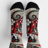 Geisha Art Pattern Sokken (Top)