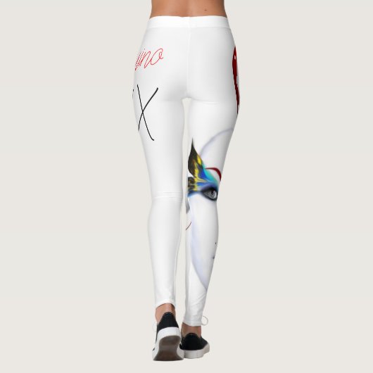 Geisha Avatar Leggings (Achterkant)