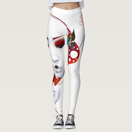 Geisha Avatar Leggings (Voorkant)