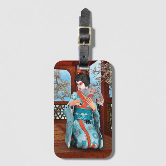 Geisha Bagagelabel (Voorkant (verticaal))