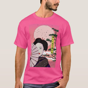 Geisha Be Beautiful Japanse manga stijl Japans T-shirt