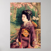 GEISHA BEER  Japans-Aziatische Advertisatie Poster (Voorkant)
