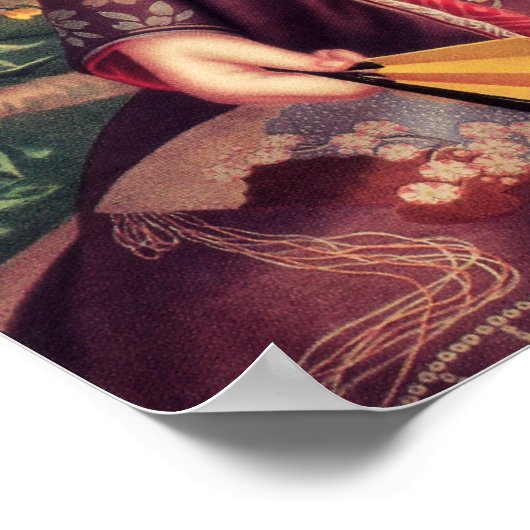 GEISHA BEER  Japans-Aziatische Advertisatie Poster (Hoek)