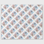 Geisha bij sakura cadeaupapier (Vlak)