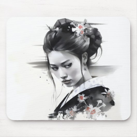 Geisha Black Ink Muismat (Voorkant)