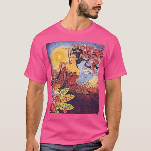 Geisha Blossom T-shirt (Voorkant)