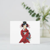 Geisha Briefkaart (Staand voorkant)