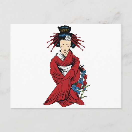 Geisha Briefkaart (Voorkant)