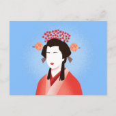 Geisha Briefkaart (Voorkant)