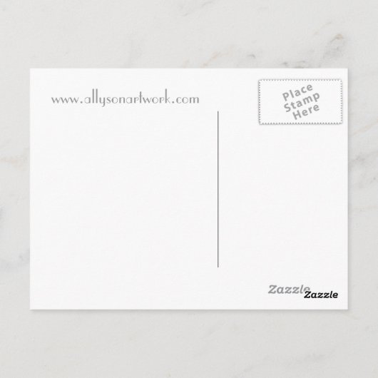 GEISHA BRIEFKAART (Achterkant)