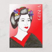 GEISHA BRIEFKAART (Voorkant)