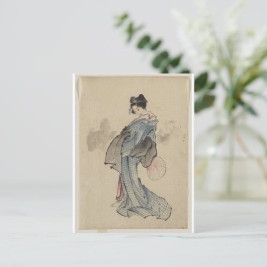 Geisha Briefkaart (Staand voorkant)