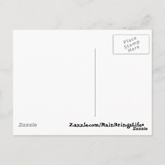 Geisha Briefkaart (Achterkant)