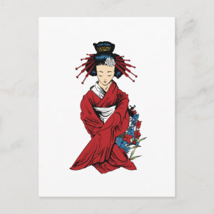 Geisha Briefkaart