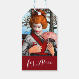 Geisha Cadeaulabel