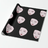 Geisha Cadeaupapier (Uitgerold)