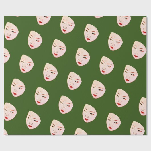 Geisha Cadeaupapier (Vlak)