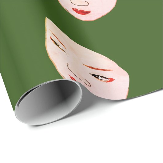 Geisha Cadeaupapier (Rol Hoek)