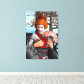 Geisha Canvas Afdruk (Insitu (Houten vloer))