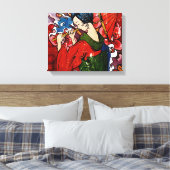 Geisha Canvas Afdruk (Insitu (Slaapkamer))