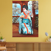 Geisha Canvas Afdruk (Insitu (Woonkamer))