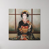 Geisha Canvas Afdruk (Voorkant)