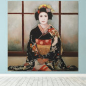 Geisha Canvas Afdruk (Insitu (Houten vloer))