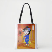 Geisha Canvas tas (Voorkant)