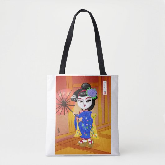 Geisha Canvas tas (Voorkant)