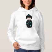 Geisha Cartoon Dames Hoodie (Voorkant)