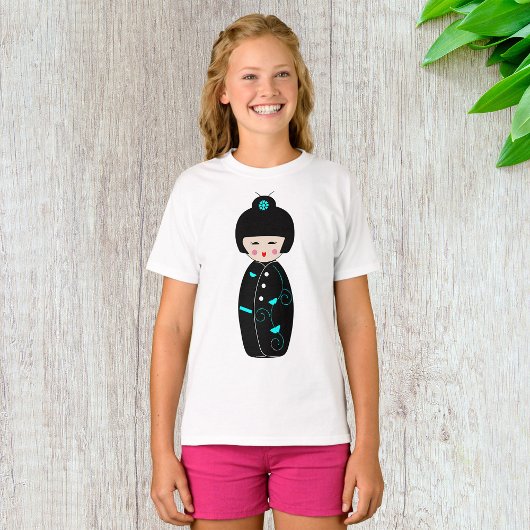 Geisha Cartoon Meisjes T-shirt