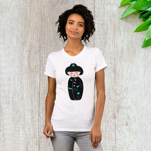 Geisha Cartoon Vrouwen T-shirt