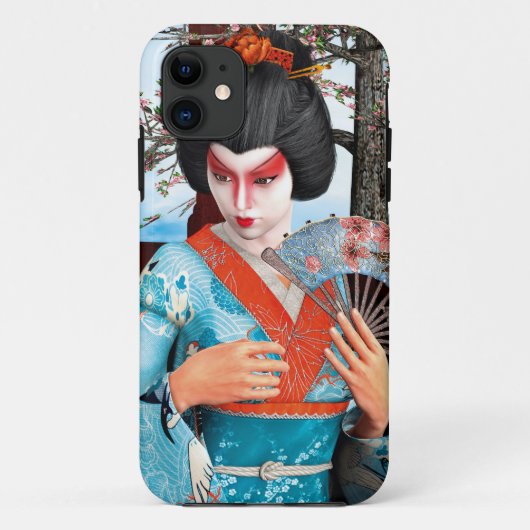Geisha Case-Mate iPhone Case (Achterkant)