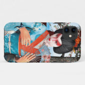 Geisha Case-Mate iPhone Case (Achterkant (horizontaal))