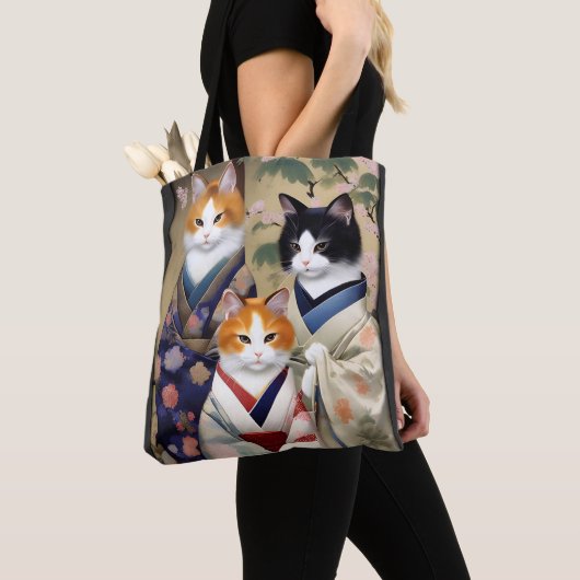 Geisha Cats Tote Bag (Dichtbij)