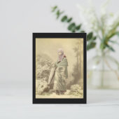 Geisha circa Winter 1885 Briefkaart (Staand voorkant)