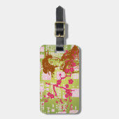  Geisha Collage Bagagelabel (Voorkant verticaal)