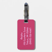  Geisha Collage Bagagelabel (Achterkant verticaal)