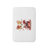 Geisha Corgi Hond Liefhebber Welsh Badmat (Voorkant Verticaal)
