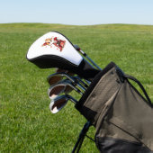 Geisha Corgi Hond Liefhebber Welsh Golfheadcover (Insitu)