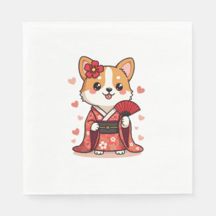 Geisha Corgi Hondenliefhebber Welsh Servet