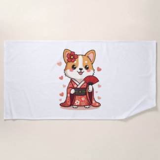 Geisha Corgi Hondenliefhebber Welsh Strandlaken