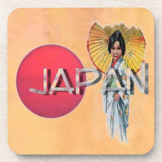 Geisha Cork Onderzetter (Voorkant)
