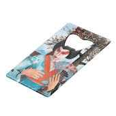 Geisha Creditkaart Flessenopener (Achterkant Gekanteld)